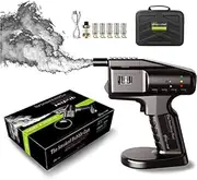 Cocktail Smoke Bubble Gun,Kitchen Portable Smoker Smoke Gun, Handheld Smoke Bubble Gun Smoke Infuser,for Making Bubbles and Smoke DIY Tools Set, for Cocktail Drink, Whiskey and Food Cooking