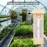 Max-Min Press Thermometer Monitor Tool -50 to 40 Degrees Garden Greenhouse