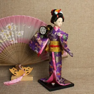 日本藝妓人偶和服娃娃絹人日式擺件家居禮品料理餐廳壽司店鋪裝飾