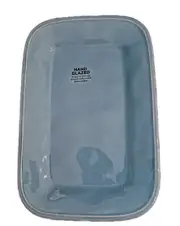 Rachael Ray Cucina Dinnerware 8" X 12" Stoneware Retangular Platter Agave Blue