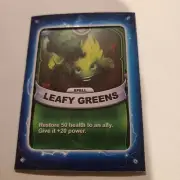 SKYLANDERS BATTLECAST CHARACTER CARDS, LEAFY GREENS #3 SPELL CARD, NEW