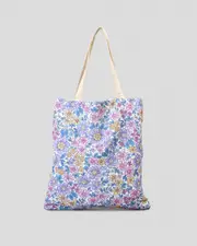 [Mooloola] Mooloola Women's Jardin Canvas Eco Bag in Purple One Size Purple