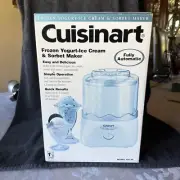 cuisinart frozen yogurt ice cream sorbet maker