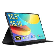 Small Portable Monitor 10.5" 400 Nits 15:10 FHD 1280P IPS Screen, Ultra-Slim ...