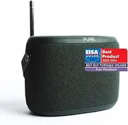 Pure Woodland Waterproof Outdoor Speaker with Bluetooth and FM/DAB+ Radio, Green