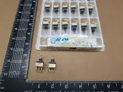 (Qty = 1) SW249CD-7 APEM, Toggle Switch DPDT, Through Hole, 0.4VA 20V