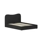 Bed Frame Double Size Boucle DARA Artiss