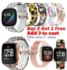 For Fitbit Versa 3 /sense Replacement Soft Silicone Sport Wrist Band Watch Strap