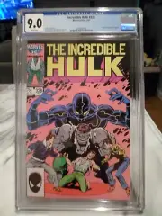 The Incredible Hulk #328 CGC 9.0 Marvel 1987 White Pages
