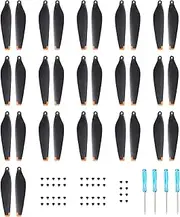 DJI Mini 4 Pro/Mini 3 Pro 32pcs Low Noise Propellers - Replacement Prop Blades With Screws & Screwdrivers - Drone Accessories With Orange Tips