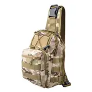 Qcute Tactical Backpack, Waterproof Military Cross-body Molle Cp Camouflage