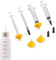 Pet Nursing Bottle, Nursing Bottle Kits, Replacement Nipple Mini Cat Feeding Bottle for Newborn Kittens, Puppies, Rabbits, Small Animals, Squirrel
