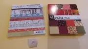 ki "Berry Blast" 6”x6” Scrapbook Paper & My Mind's Eye "On The Bright Side" Lot