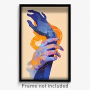 Art Poster - Pure Claim (Psychedelic Trippy Weird 11x17 Print)