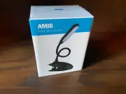 USB Clip On Touch Sensor Lamp, Rechargeable, Flexible Tube, Desk Lamp Book Light