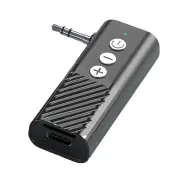 D28 3 in 1 bluetooth Transmitter Receiver 3.5mm Audio AUX Adapter Supports TF Card Hand-Free Call for Car Speaker