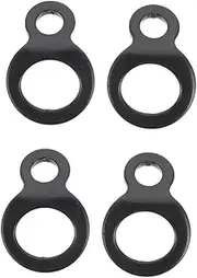 ibasenice Sets Stainless Steel Racing Tow Hook for Trucks Trailer Tie Down Strap Rings Easy Install Pull Rings Pcs