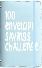 100 Days Money Saving Envelope Budget Storage Book, Money Saving Challenge, Budget Binder, with Save $5050 in 100 Days, Portable and Organized, 11x17.8x2cm, for Men & Women