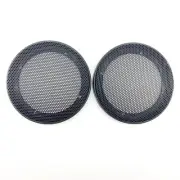 2- 3" Black Speaker Cover Grill For Car Bass Audio DJ PA Speaker Metal Mesh