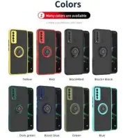 For TCL 20 XE 20XE Shockproof Hybrid Magnetic Ring Holder Stand Tough Case Cover