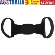 Adjustable Clavicle Posture Corrector Back Brace Lumbar Support (Black)