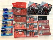 27 New Sealed Blank Audio Cassette Tapes 90 Minutes Normal Bias TDK Sony Memorex