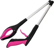 Grabber Folding up Tool Litter Rubbish Reaching Garbage Gripper Handle Grab Tool Trash For Disabled Grabbing Picker Small Pickup Reacher Quick Clamps Aluminum Alloy