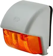 HELLA 2PF 006 679-017 Position Light – Side Light – Trailer – Caravan – Halogen – 24 V – Mounting/Screw Connection – ECE – Lens Colour: Yellow – Right/Left – Quantity: 20
