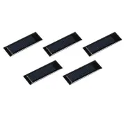 Mini Solar Panel Cell 0.5V 160mA 0.08W 53mm x 18mm for DIY Project Pack of 5