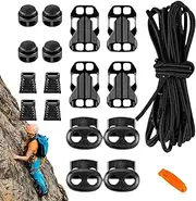 Bungee Cord Clips, Elastic Ropes for Packs, Trekking Equipment Buckles, Outdoor Bungee Straps, Mountain Climbing Buckles, Camping Rope Clips, Hiking Bag Straps, Pack Cuts, R
