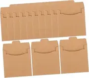 BRIGHTFUFU 50pcs Paper CD Sleeves Durable DVD Storage Holders Prevents Damage Scratches for Organizing Discs Convenient Access for CD DVD Collection