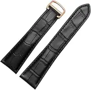 [BANDKIT] Watch Strap For Cartier Tank Calibre Series Genuine Leather Mechanical Watch Men And Women 20mm 22mm 23mm 25mm Watch Band
