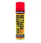 Universal Lighter Gas Refill Butane With 5 Nozzle Attachments - 250ml Brand New