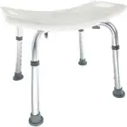 Shower Chair Adjustable Bath Stool Chair inside Shower Tool Free Assembly Showe