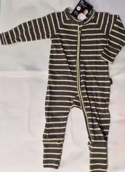BONDS Baby Boy Girl Licensed zip Wondersuit stretch grey sizes 00 , 0