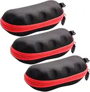 [DEARMAMY] 3pcs Glasses Case Eyeglasses Case Sunglasses Protector