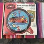 Vintage 1968 Whitman Sound A Round talking puzzle and accessory pack Sealed