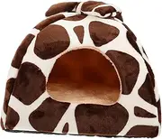 DINHEAROM Versatile Pet Mongolian Yurt Nest for Hamster Warm House Easy-Clean Design