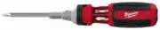 [Milwaukee] 48-22-2322 Ratcheting Multi-Bit Driver, Square, 9-In-1 - Quantity 6