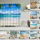 Mildew Proof Printed Shower Curtain Home Room Decoration