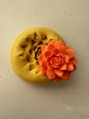 Sacculent silicone mold fondant flower polymer clay mold cake decor resin charm
