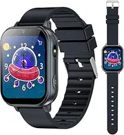 PTHTECHUS® Smart Watch for Kids Toys, 4-14 Ys Boys and Girls with 22 Games Camera Video Music Player Pedometer Alarm Clock Torch Calendar Calculator Learn card Audiostory Habit tracking HD Watch Gifts