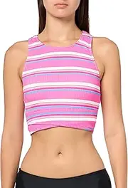 [Next By Athena] Next Women's Candy Stripe Hi Neck Bra