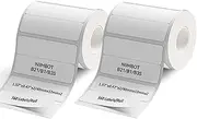 NIIMBOT Labels for B1/B21/B3S/K3 Label Maker, 2 Rolls of 1.57'' x 0.47'' / 40x12mm Thermal Sticker Labels, Waterproof, Oil-Proof and Tear-Proof, Self-Adhesive (White)