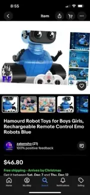 Hamourd Blue Remote Control Robot