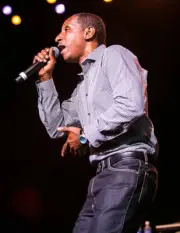 Rapper Dres of Black Sheep at DTE Energy Center on August 31 in - 2014 Photo 3