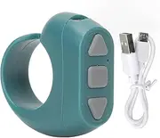 Bluetooth Remote Control Page Turner for TikTok, Scrolling Ring Page Turner for Camera Photo Video Recording Shutter, 3 Buttons, Bluetooth Ring Remote Page Turner for Phone APP