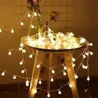Globe String Lights 49 Feet 100 led,8 Modes Fairy Plug in Indoor String Light...