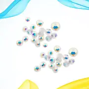 Loose Glass Beads Crystal Spacer Beads Crystal Craft Beads Jewelry Glass Beads