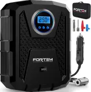 Tyre Inflator Portable Air Compressor 150 PSI, Bike Pump, 12V Electric Air Pump